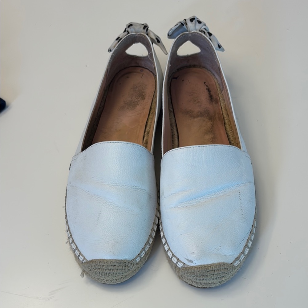 Women's White Espadrille Flats